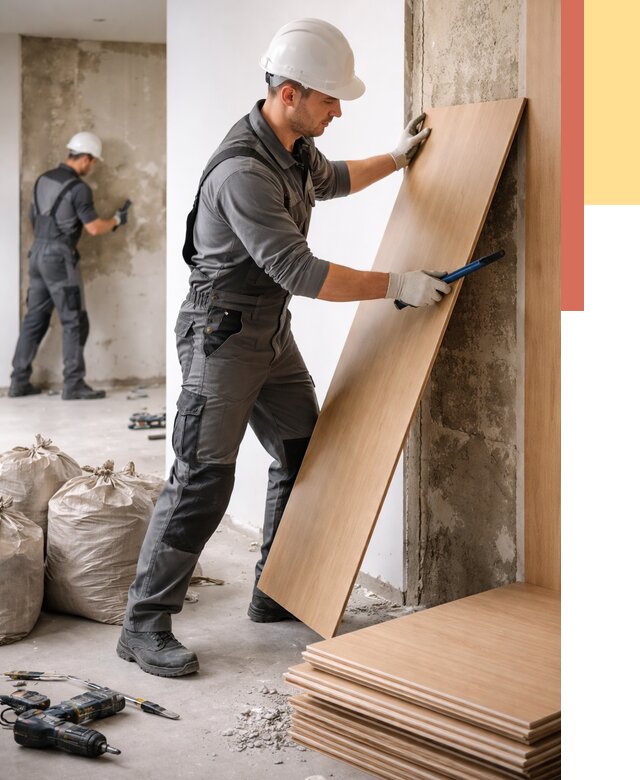 Демонтаж стеновых панелей в Хабаровске от 3601 руб. за м² быстро и недорого | ОТДЕЛОЧНИК-Хбр