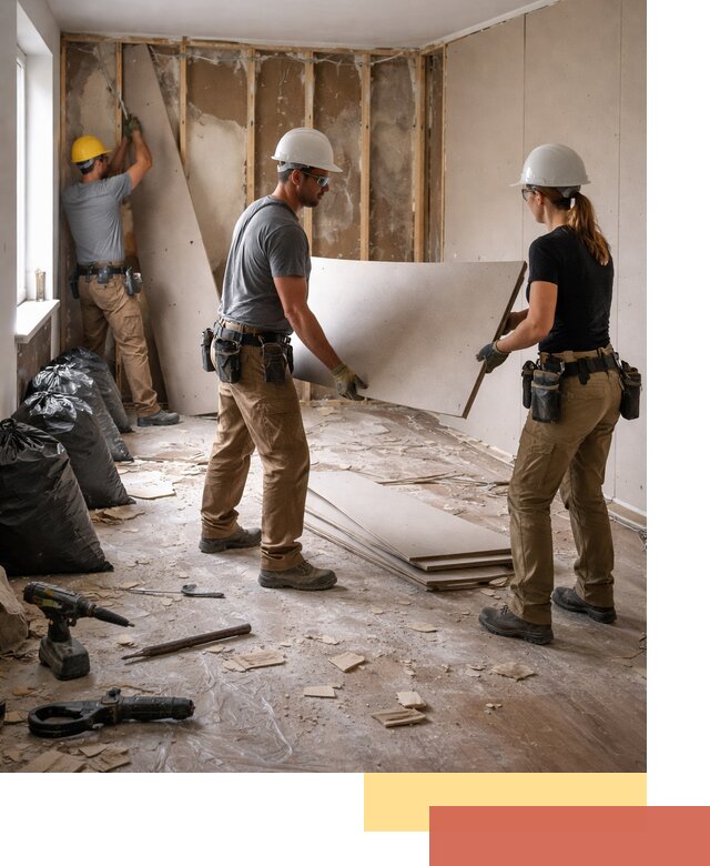 Демонтаж стеновых панелей в Хабаровске быстро и аккуратно