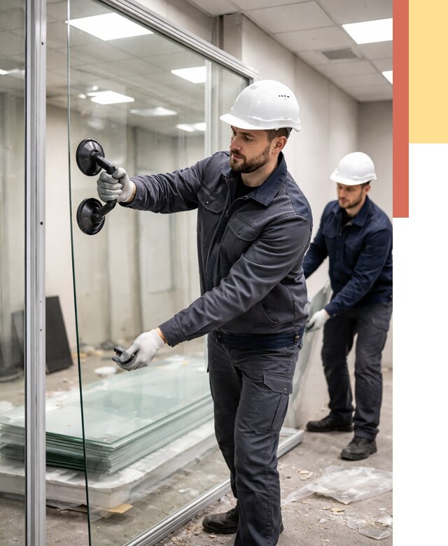 Демонтаж стеклянных перегородок в Хабаровске от 3292 руб. — быстро и недорого | ОТДЕЛОЧНИК-Хбр