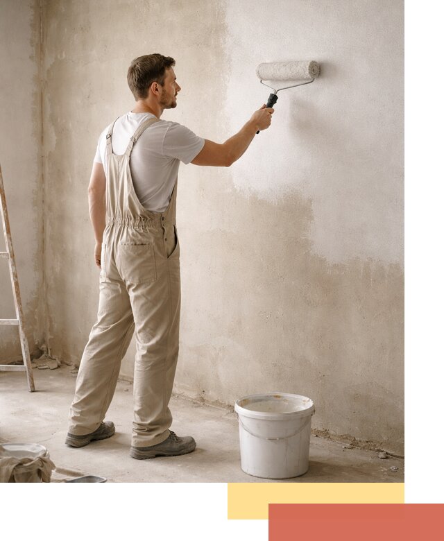 Грунтовка стен под отделку в Хабаровске профессиональным раствором