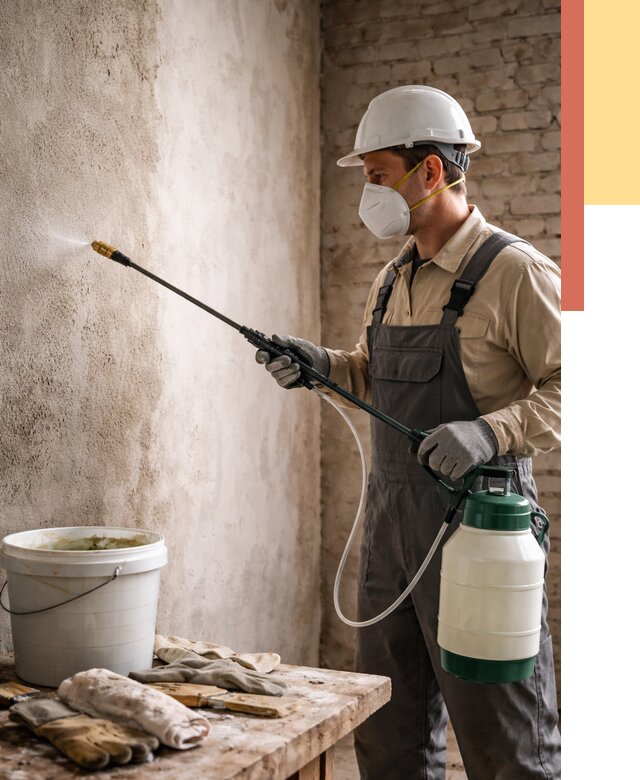 Антисептическая обработка стен в Хабаровске от 1235 руб. — быстро и недорого | ОТДЕЛОЧНИК-Хбр