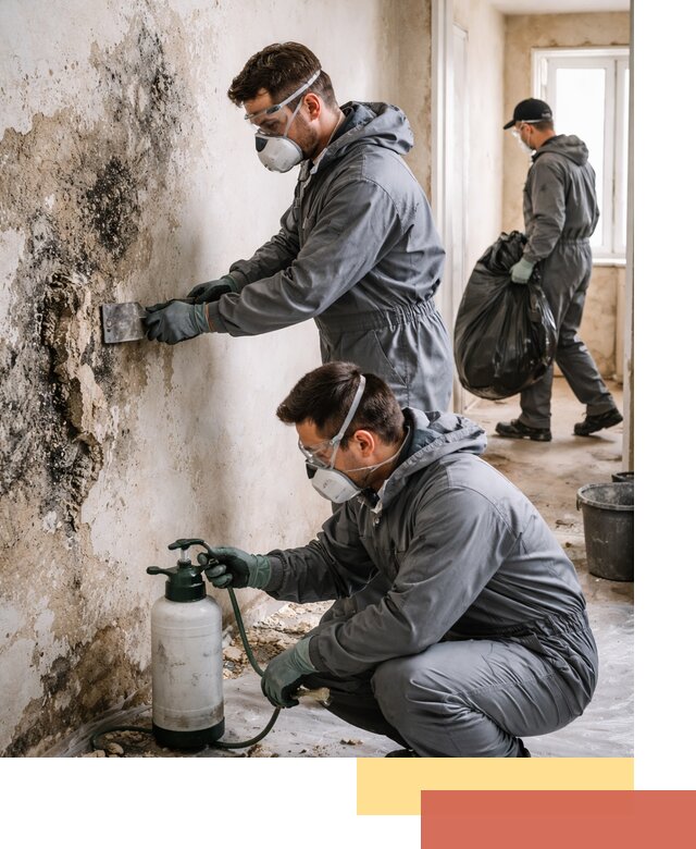 Удаление плесени со стен профессионально в Хабаровске