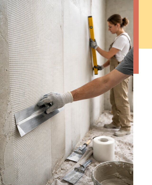 Армирование стен стеклосеткой в Хабаровске от 3292 руб. под ключ | ОТДЕЛОЧНИК-Хбр