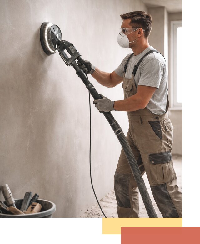 Профессиональная шлифовка стен в Хабаровске быстро и качественно