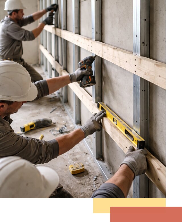 Устройство обрешетки под панели в Хабаровске