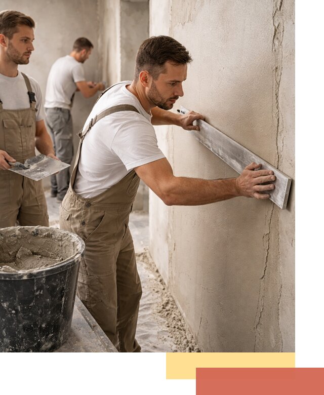 Штукатурка стен без маяков в Хабаровске быстро и качественно