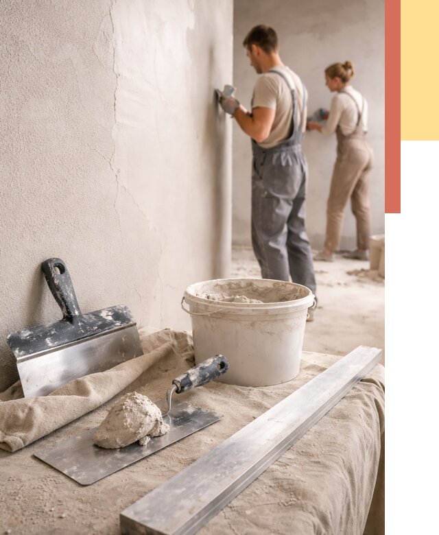 Штукатурка стен гипсовая в Хабаровске от 4630 руб/м2 — быстро и недорого | ОТДЕЛОЧНИК-Хбр