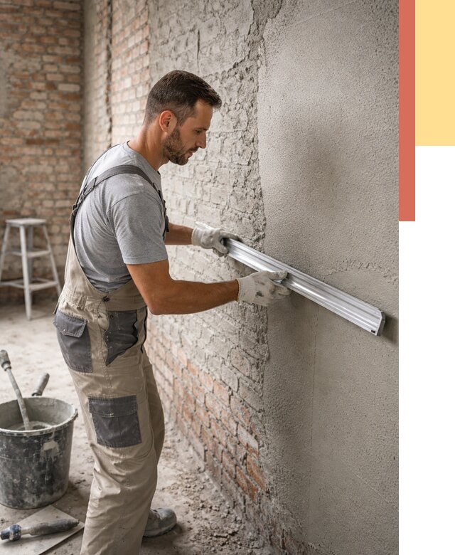 Штукатурка кирпичных стен в Хабаровске от 4630 руб/м2 — быстро и недорого | ОТДЕЛОЧНИК-Хбр