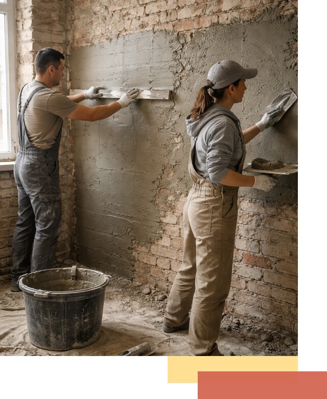 Штукатурка кирпичных стен в Хабаровске — качественно и надежно