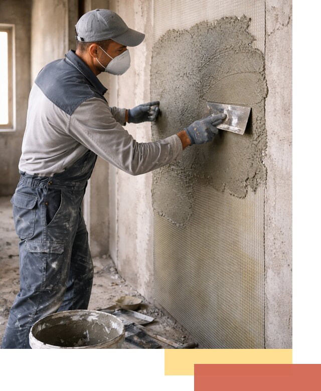 Штукатурка стен по сетке в Хабаровске под ключ качественно и быстро