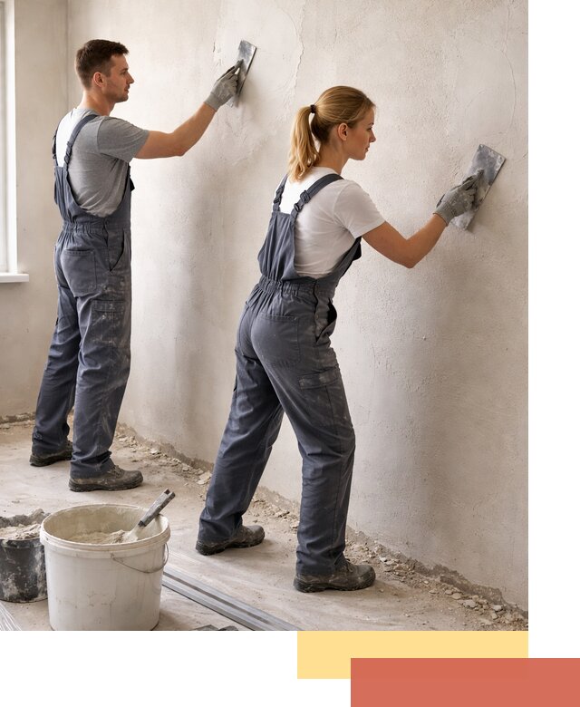 Штукатурка стен под обои в Хабаровске профессионально и быстро