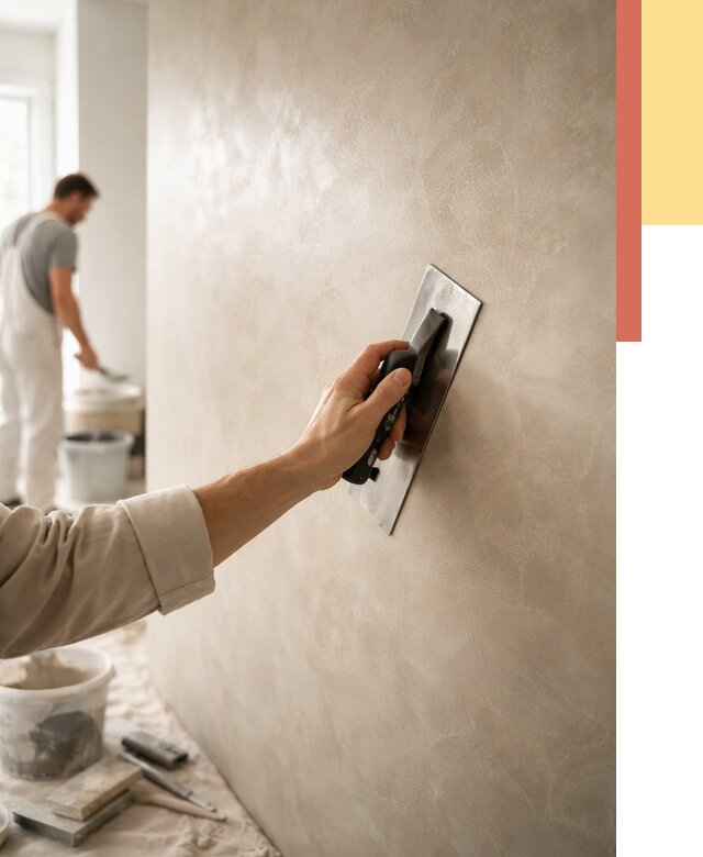 Венецианская штукатурка в Хабаровске от 3601 руб/м² — нанесение стен под ключ | ОТДЕЛОЧНИК-Хбр