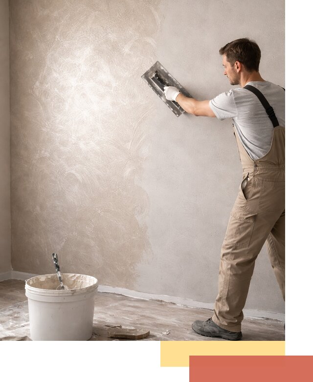 Декоративная штукатурка «Мокрый шелк» под ключ в Хабаровске