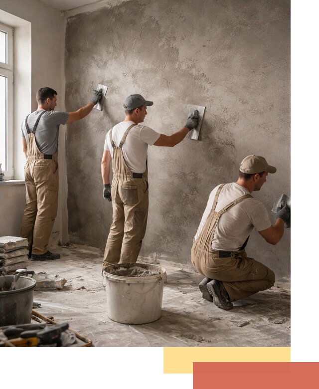 Декоративная штукатурка под бетон в Хабаровске для стен и потолков