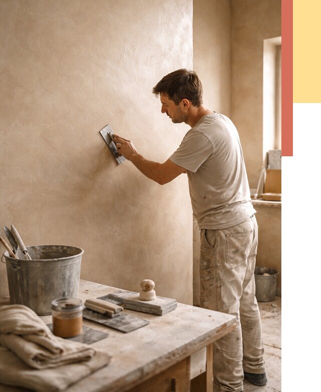 Марокканская штукатурка таделакт в Хабаровске под ключ от 4321 руб. | ОТДЕЛОЧНИК-Хбр