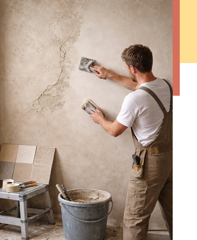 Ремонт декоративной штукатурки в Хабаровске от 4630 руб. под ключ | ОТДЕЛОЧНИК-Хбр