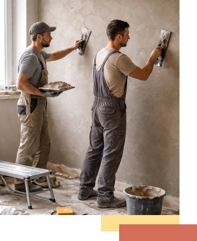 Ремонт декоративной штукатурки и восстановление фактуры в Хабаровске