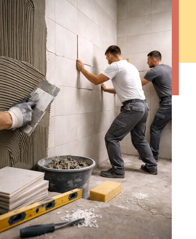 Укладка плитки на стены в Хабаровске от 874 руб. — качественно и недорого | ОТДЕЛОЧНИК-Хбр