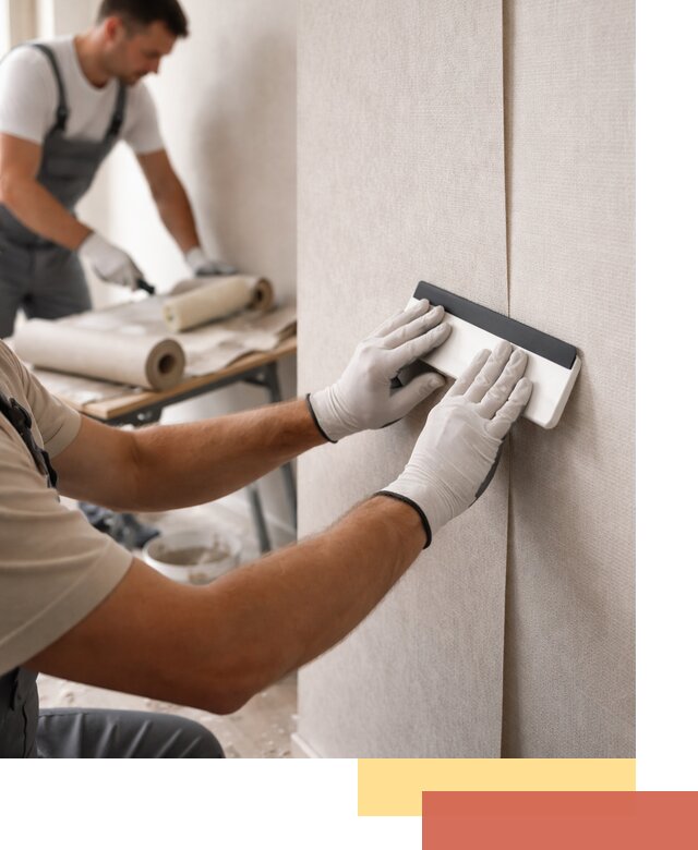 Поклейка обоев под покраску в Хабаровске профессионально и быстро