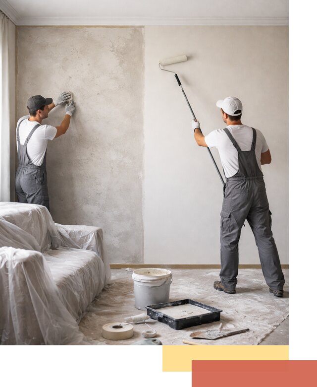 Покраска стен антивандальной краской в Хабаровске