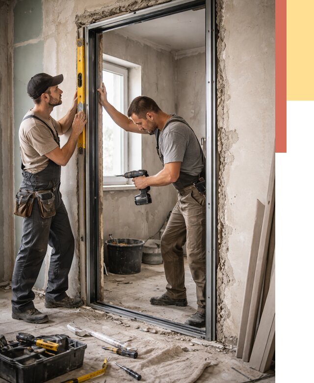 Закладка дверного проема в Хабаровске от 3601 руб. — быстро и недорого | ОТДЕЛОЧНИК-Хбр