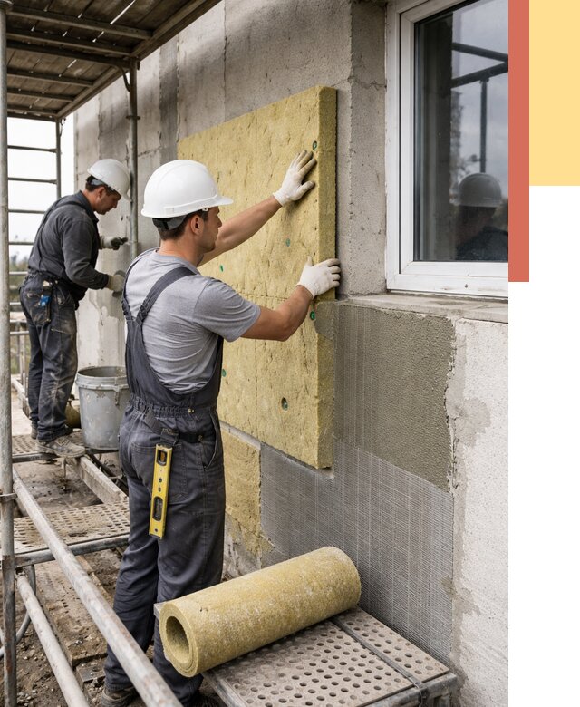 Утепление стен в Хабаровске от 4424 руб. под ключ — быстро и недорого | ОТДЕЛОЧНИК-Хбр