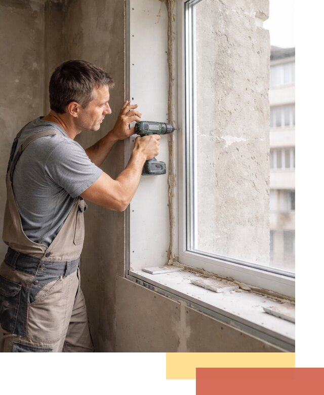 Монтаж гипсокартонных откосов в Хабаровске под ключ