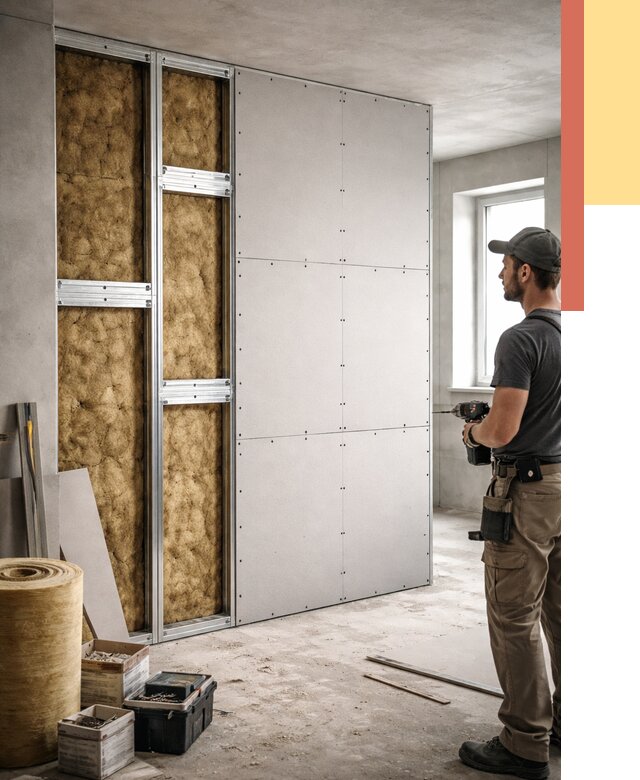 Усиленная перегородка под навеску в Хабаровске от 13169 руб. — монтаж под ключ | ОТДЕЛОЧНИК-Хбр