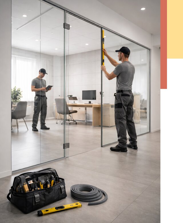 Цельностеклянные перегородки под ключ в Хабаровске от 9774 руб. — монтаж и цены | ОТДЕЛОЧНИК-Хбр