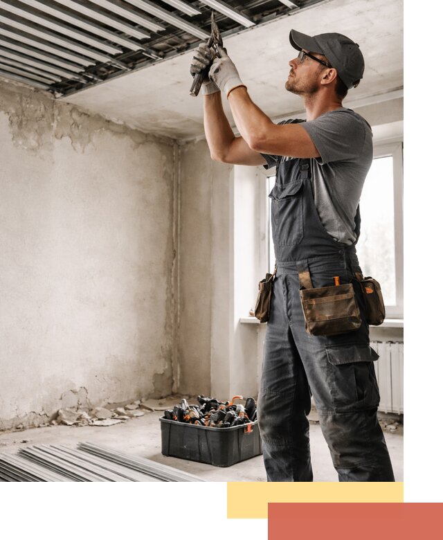 Демонтаж реечного потолка в Хабаровске быстро и аккуратно