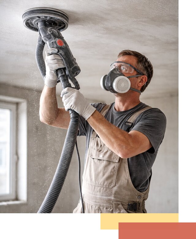 Шлифовка потолка в Хабаровске — качественная подготовка под отделку