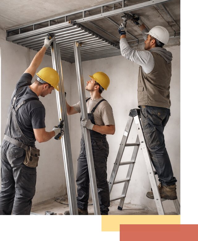 Монтаж реечного потолка под ключ в Хабаровске