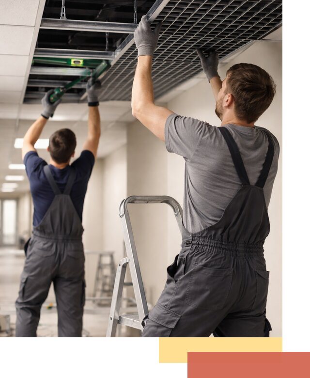 Монтаж потолка Грильято в Хабаровске: установка под ключ качественно