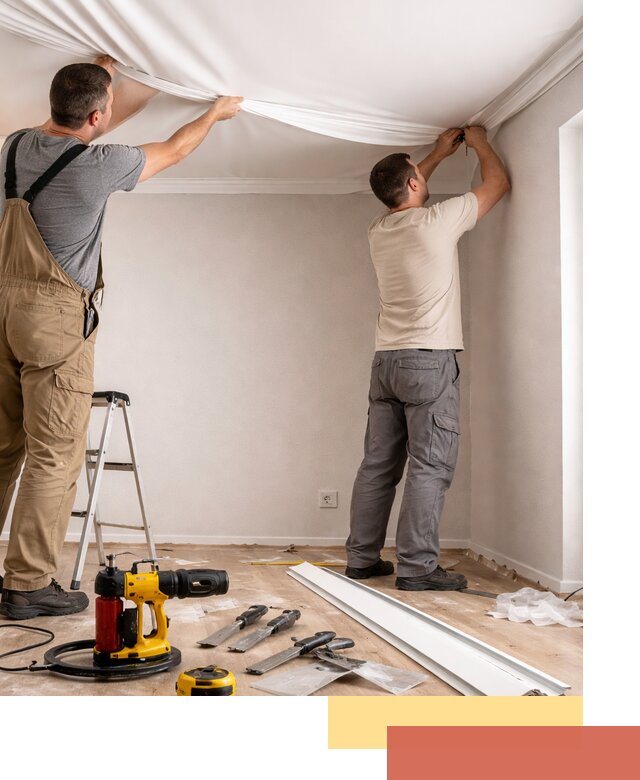 Монтаж ПВХ натяжного потолка в Хабаровске качественно и быстро