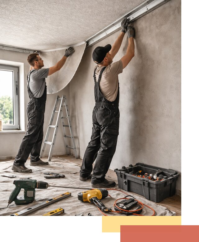 Монтаж фактурного натяжного потолка в Хабаровске качественно и быстро