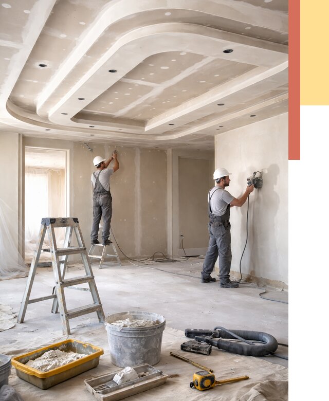 Многоуровневый потолок из гипсокартона в Хабаровске от 772 руб. под ключ | ОТДЕЛОЧНИК-Хбр