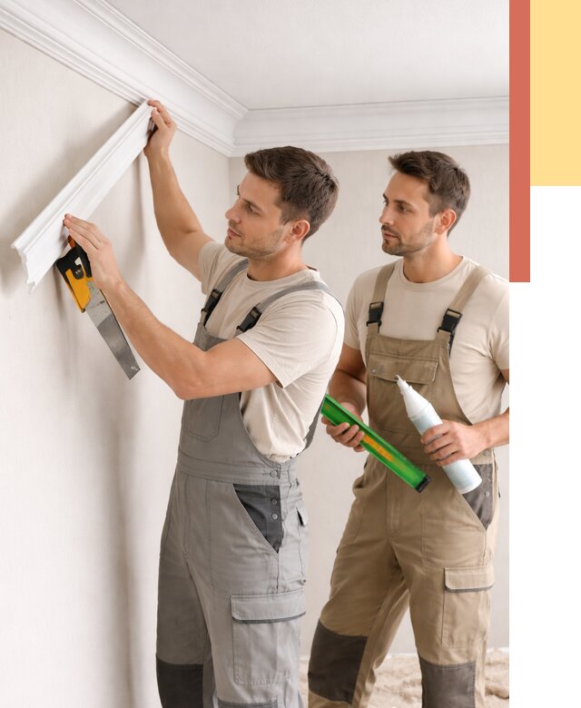 Монтаж потолочного плинтуса в Хабаровске от 2366 руб. — быстро и недорого | ОТДЕЛОЧНИК-Хбр