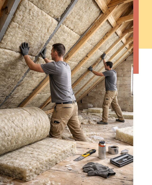 Утепление потолка минватой в Хабаровске от 1492 руб. — быстро и недорого | ОТДЕЛОЧНИК-Хбр