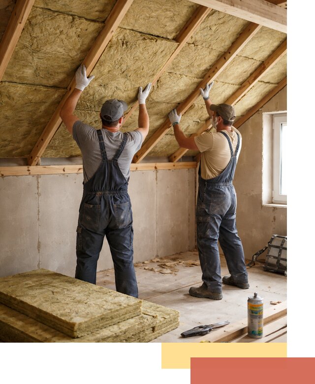 Утепление потолка минеральной ватой в Хабаровске