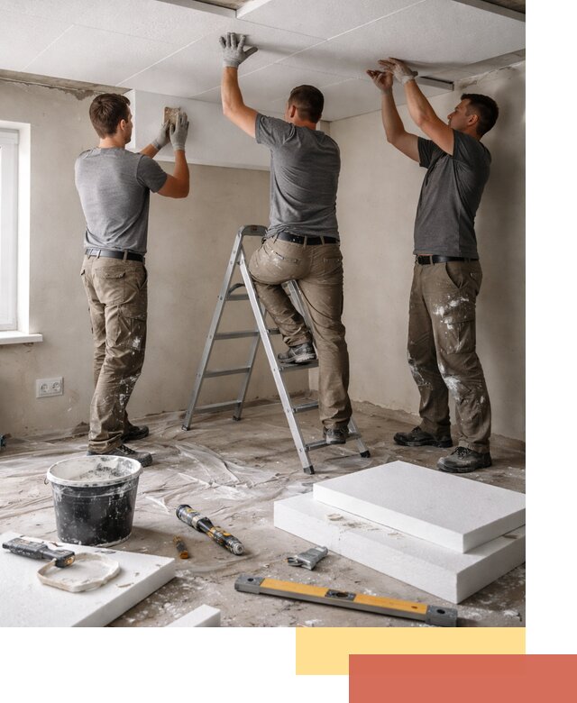 Утепление потолка пенопластом в Хабаровске быстро и качественно